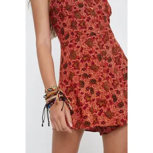 Size Medium UO Emma Louise Rust Floral Playsuit thumbnail 3