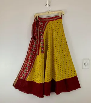 Reversible Maxi Wrap Skirt BINS211 thumbnail 1