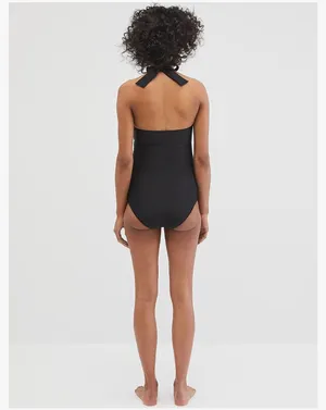 Motherhood Maternity Women's Beach Bump Maternity One Piece Swimsuit UPF 50+ Pregnancy Swimwear thumbnail 5