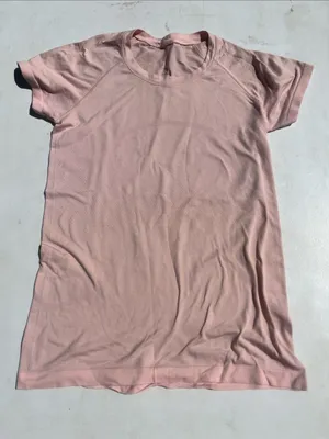 lululemon athletica Light Pink Short-Sleeve Crewneck Top thumbnail 1