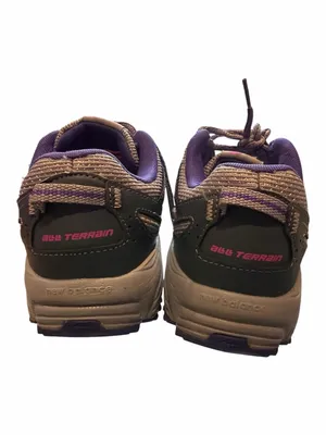 New Balance Women's Trail Runners in Gray with Purple Accents thumbnail 5