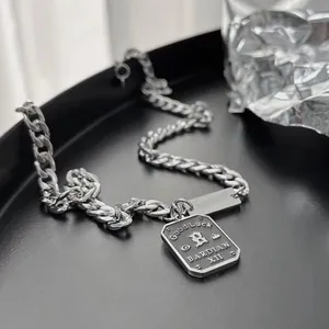 Good Luck Pendant Necklace for Men Women Streetwear Unisex Hip Hop Style thumbnail 3
