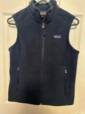 Patagonia Navy Blue Fleece Vest thumbnail 2