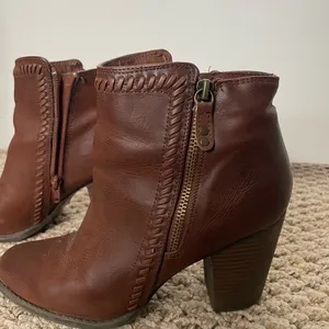 JustFab Chestnut Ankle Booties thumbnail 2