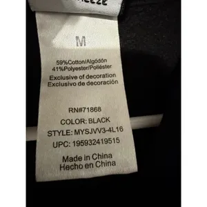 Disney Women Hoodie Sweater M Mickey Mouse Minnie Mouse Black Broken Zipper Y2K thumbnail 4