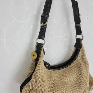 The‎ Sak Womens Shoulder Bag One Size Brown Adjustable Strap Zip Closure Woven thumbnail 7