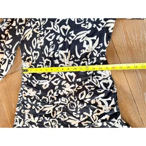 Tanya Taylor Block Print Mel Dress Womens‎ Black White Size 2 thumbnail 8