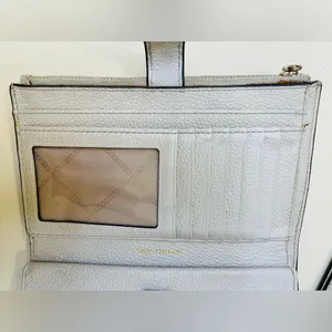 Michael‎ Kors Adele Double Zip Gold Tone Wristlet Wallet thumbnail 10