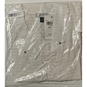 NWT J. Valdi Lace‎ Up Shirt Swim Cover Up Size Small Sheer thumbnail 3