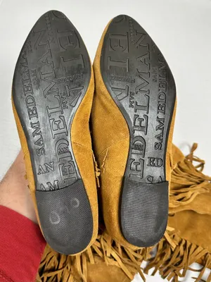 Sam Edelman Utah Suede Knee High Fringe Boots Size 8.0 M thumbnail 11