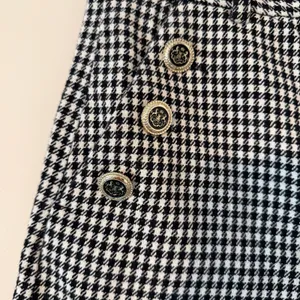 Zara Houndstooth High Waisted Sailor Style Shorts Old Money Quiet Luxury Sz Med‎ thumbnail 2