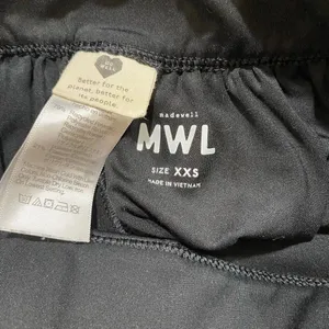 Madewell MWL Black Active Tennis Skort XXS Athleisure Mini Skirt thumbnail 4