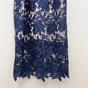 Keepsake Blue True Love Lace Midi Sleeveless Cocktail Dress Medium‎ thumbnail 5
