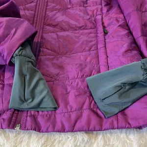 Columbia Omni Heat Coat Color Purple Size L EUC thumbnail 5