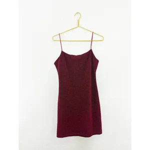 Mango Lurex Glitter Strap Mini Dress Size Small Metallic Stretch Going Out thumbnail 4