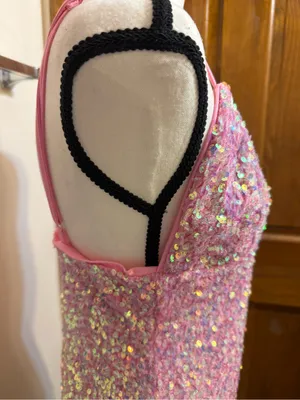 Lulu’s Pink Sequin Spaghetti-Strap Mini Dress thumbnail 7