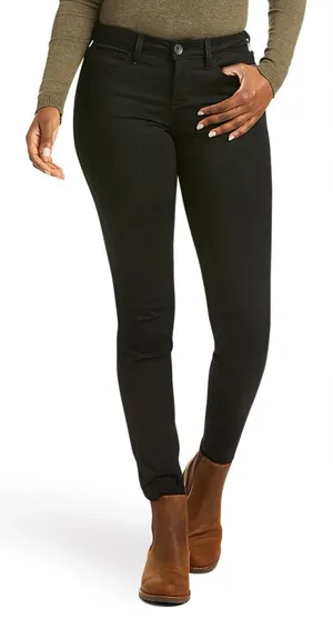 Ariat Perfect Rise Skinny Jeans in black 28"W x 30" inseam women's thumbnail 1