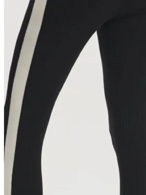 Varley Aiden Rib Knit Leggings, Black, size Medium, NWOT Display thumbnail 4