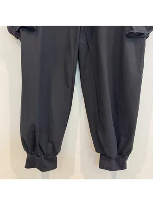 Susana Monaco Pants Size S Black Cargo Jogger‎ High Rise Jersey Model Off Duty thumbnail 5