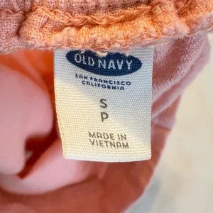 Old Navy Linen Blend Casual Pull On Shorts women’s size small 2.5” inseam Pastel thumbnail 5