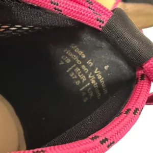 ALDO Black Mesh Lace Clear Heel Shoes Womens 7 Open Toe Pink Lace Up Cyberpunk thumbnail 9