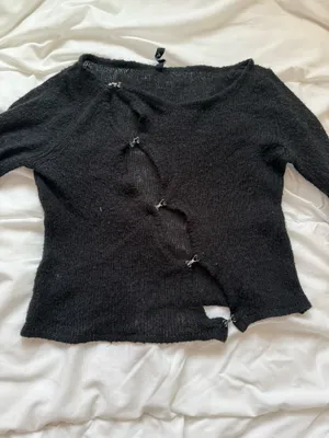 Tj jazz black knitted top Size XXS thumbnail 2