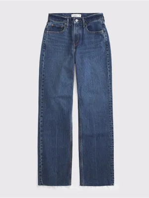 Abercrombie & Fitch The 90s Straight Ultra High Rise Jean Size 26 (2 Long) New thumbnail 7