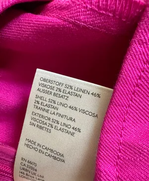 Linen Blend Flare Pants, Size 6 thumbnail 14