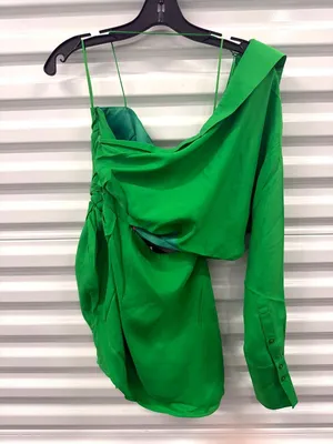 Gauge81 Arica Silk Mini Dress Jungle Womens Size XS thumbnail 4
