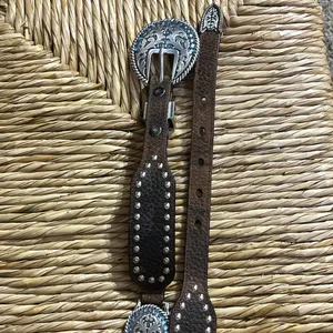 Ariat 2008 limited edition buckle. Handcrafted full grain leather. thumbnail 8