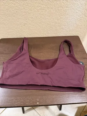 NIKE X SKIMS (G15) Matte Scoop Neck bra | Color Currant | Size MEDIUM thumbnail 8