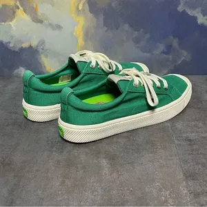 Cariuma Green Canvas OCA Low Cut Women's Sneakers Size 8M thumbnail 10