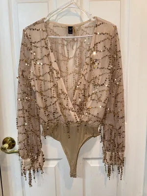 Windsor Sequin Bodysuit thumbnail 1
