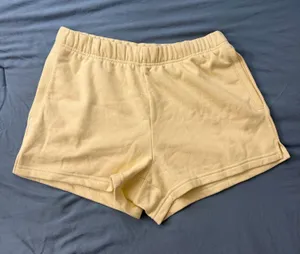Yellow H&M Sweat Shorts thumbnail 1