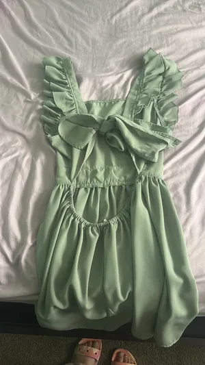Amazon Sage green ruffle romper thumbnail 3