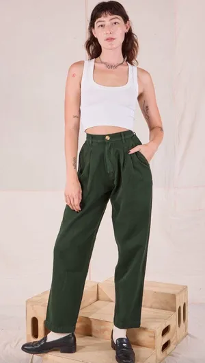 Big Bud Press Heritage Trousers, Swamp Green thumbnail 1