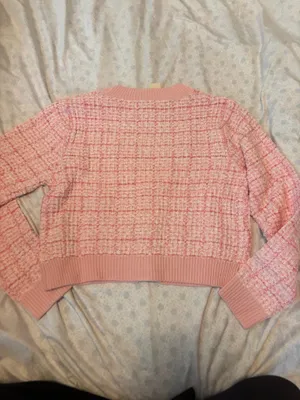 Francesca's NWT Lara Tweed Plaid cardigan and Mini Skirt set thumbnail 10