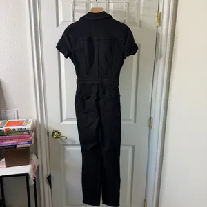 Good American Fit For Success‎ Denim Jumpsuit Black Womens Size S thumbnail 10