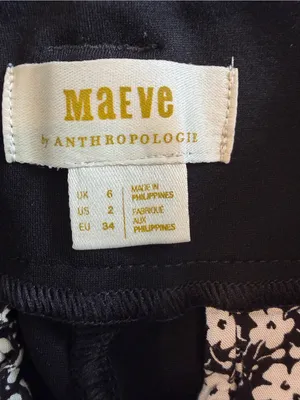 Anthropologie Maeve The Naomi Ponte Wide-Leg Flare Pants 2 Petite thumbnail 5