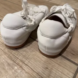 Split Cow Leather Sneakers Flat Trainers Flat shoes Round Toe Runners Casual thumbnail 7