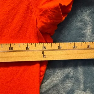 Hanes 1898 | UTSA Roadrunners Graphic V-Neck Tee Shirt‎ Orange Women Large thumbnail 3