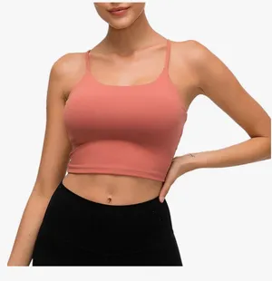Amazon Lemedy Women Padded Sports Bra Fitness Workout Running Shirts Yoga Tank Top thumbnail 1