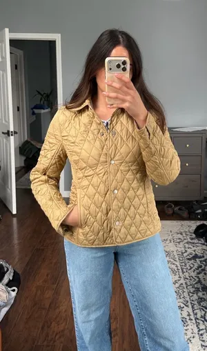 Vintage L.L. Bean Quilted Tan Puffer Jacket thumbnail 1