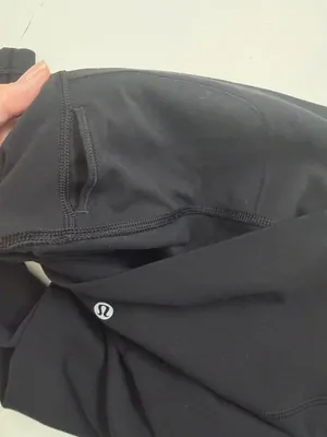 Lululemon Align Crop Leggings Capri High Rise Nulu Fabric Athletic Black 19” thumbnail 10