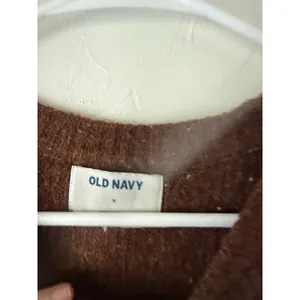 Old Navy Women's Brown Speckled Knit Crew Neck Sweater‎ Medium Preppy Casual thumbnail 6