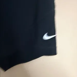 Nike Pro Black Women's Bike Shorts with White Swoosh thumbnail 5