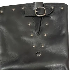 Golden Goose Kate Tall Studded Leather Moto Boots - Black - 38 thumbnail 8