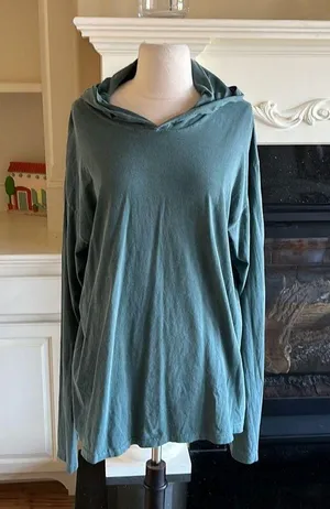 Hoodie Pullover Long Sleeve Comfy Cotton Womens Large Tunic thumbnail 10