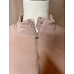 Layer 8 Pink Quarter Zip Athletic Pullover Large Activewear Top thumbnail 5