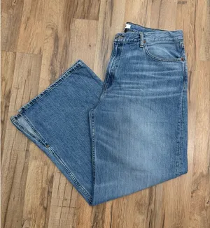 RE/DONE‎ Wide Leg Jeans 31 Vintage Flow High Rise Lyocell Blend thumbnail 1